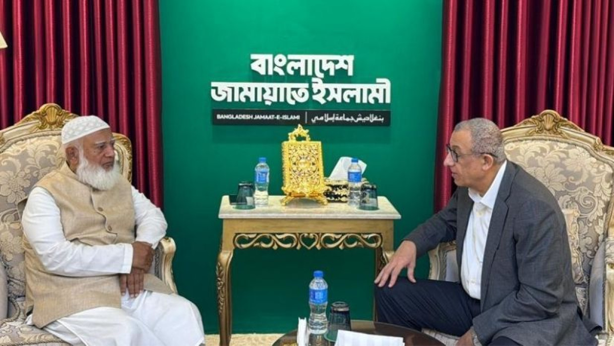 আমিরে জামায়াতের সঙ্গে ফিলিস্তিনি রাষ্ট্রদূতের সৌজন্য সাক্ষাৎ