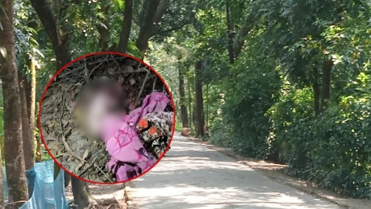 সড়কের পাশ থেকে নবজাতকের মরদেহ উদ্ধার