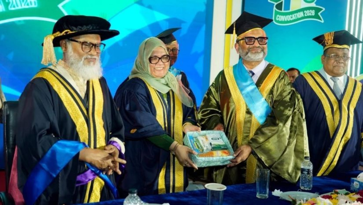 হামদর্দ বিশ্ববিদ্যালয় বাংলাদেশের প্রথম সমাবর্তন অনুষ্ঠিত