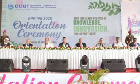 বিইউবিটিতে স্প্রিং-২০২৬ নবীন বরণ অনুষ্ঠিত