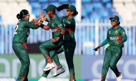 যুক্তরাষ্ট্রকে হারিয়ে বিশ্বকাপ বাছাইয়ে শুভসূচনা বাঘিনীদের