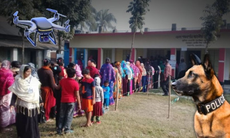 মাঠে থাকছে ডগ স্কোয়াড, উড়বে ড্রোন, নির্বাচনি নিরাপত্তায় যে উদ্যোগ নিচ্ছে সরকার