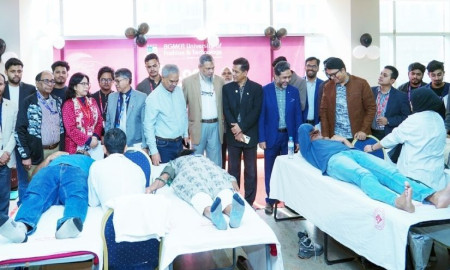  বিইউএফটি লিও ক্লাবের উদ্যোগে রক্তদান কর্মসূচি অনুষ্ঠিত