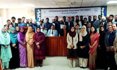 রাবির অর্ধশতাধিক নবীন শিক্ষককে নিয়ে ৫ দিনব্যাপী প্রশিক্ষণ কর্মশালা