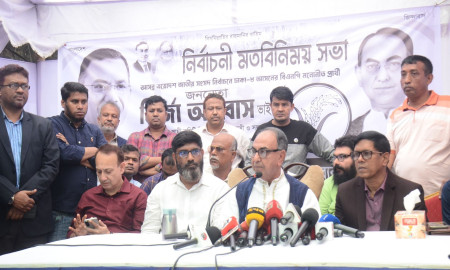 নির্বাচনে কারচুপির পরিকল্পনার আশঙ্কা করছেন মির্জা আব্বাস 