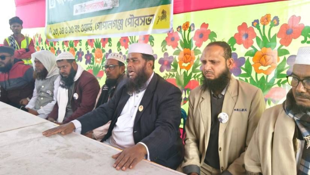 টুঙ্গিপাড়ায় খেলাফত মজলিস প্রার্থীর প্রচাররে বাধা ও হুমকির অভিযোগ