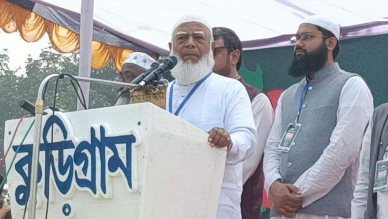 কুড়িগ্রামে নির্বাচনী জনসভায় ডা. শফিকুর রহমান