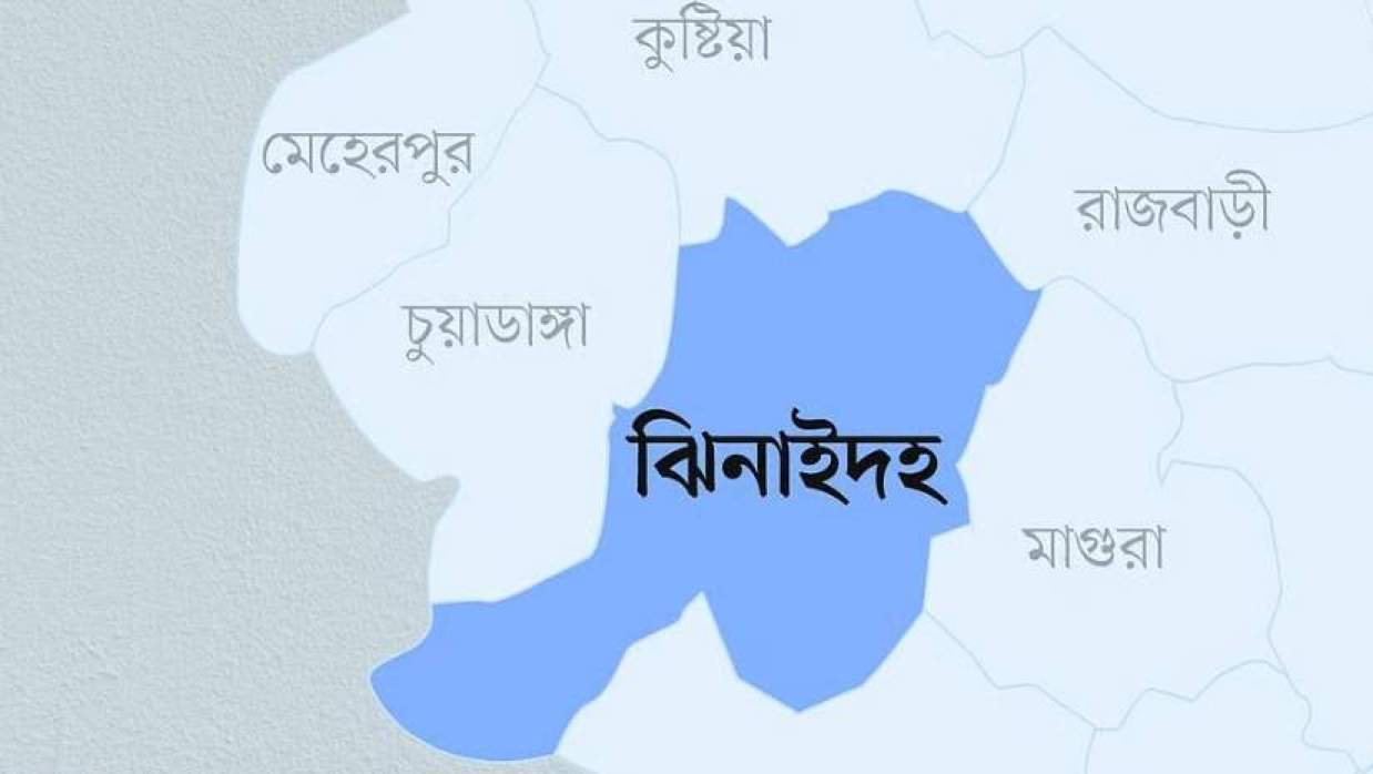  ঝিনাইদহ ম্যাপ