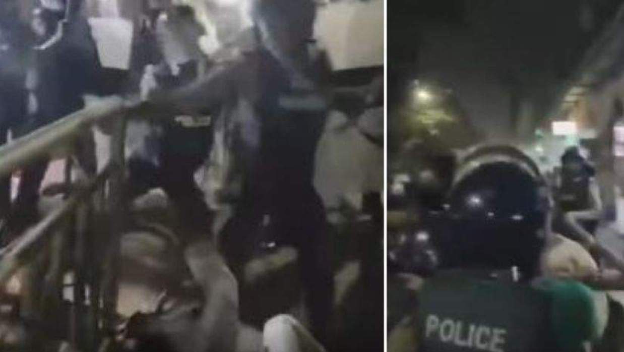 শাহবাগে মহিউদ্দিন রনিকে বেধড়ক পেটাল পুলিশ