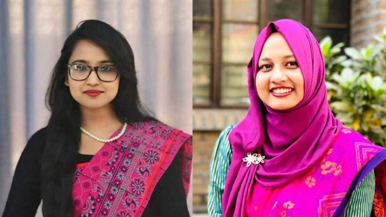 রোখসানা আফরোজ ও নুজহাত নাওয়াল প্রিতু