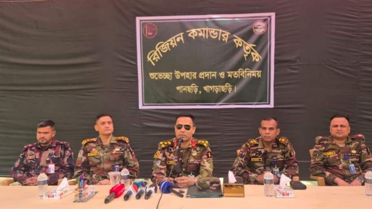 অস্ত্রধারী সন্ত্রাসীরা পাহাড়ের শান্তি-উন্নয়নের প্রধান শত্রু: ব্রিগেডিয়ার জেনারেল কে এম ওবায়দুল হক