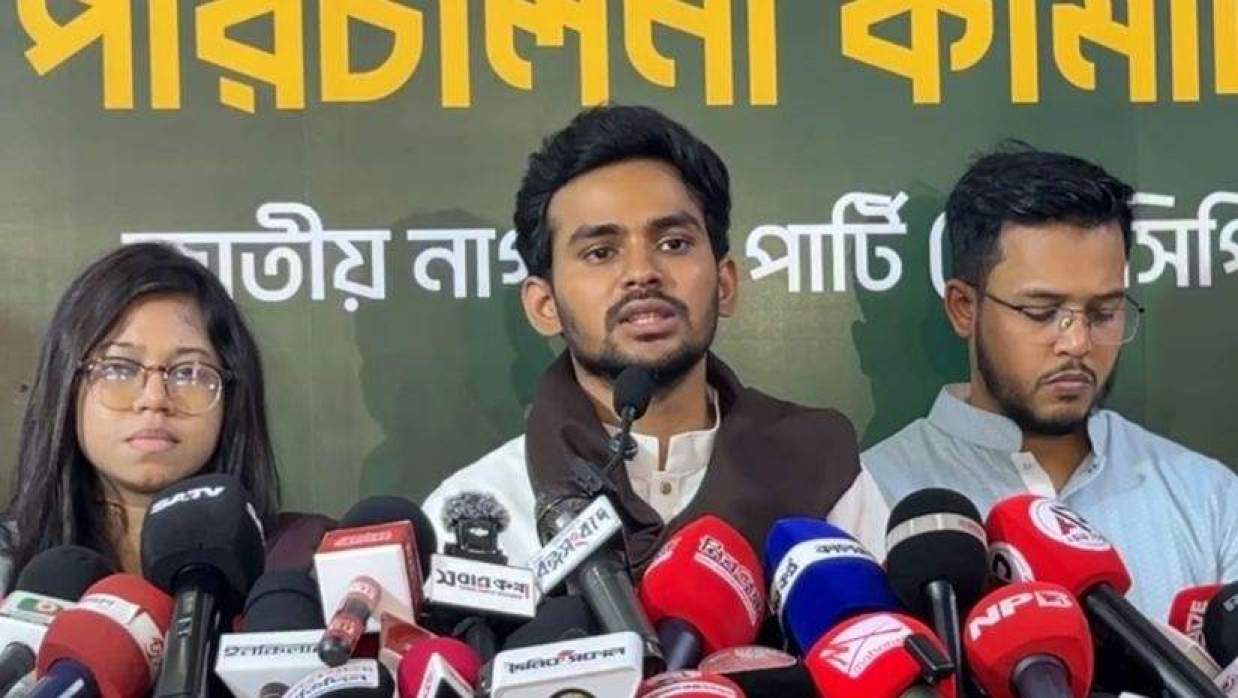 এনসিপির নির্বাচন পরিচলানা কমিটির চেয়ারম্যান আসিফ মাহমুদ সজীব ভূঁইয়া