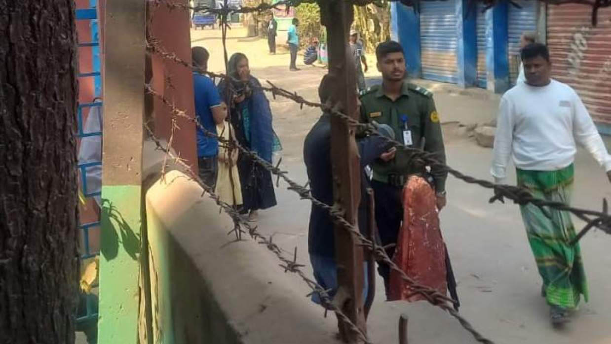 ভোটগ্রহণ চলাকালে ঢাকা-১৪ আসনের এক কেন্দ্র