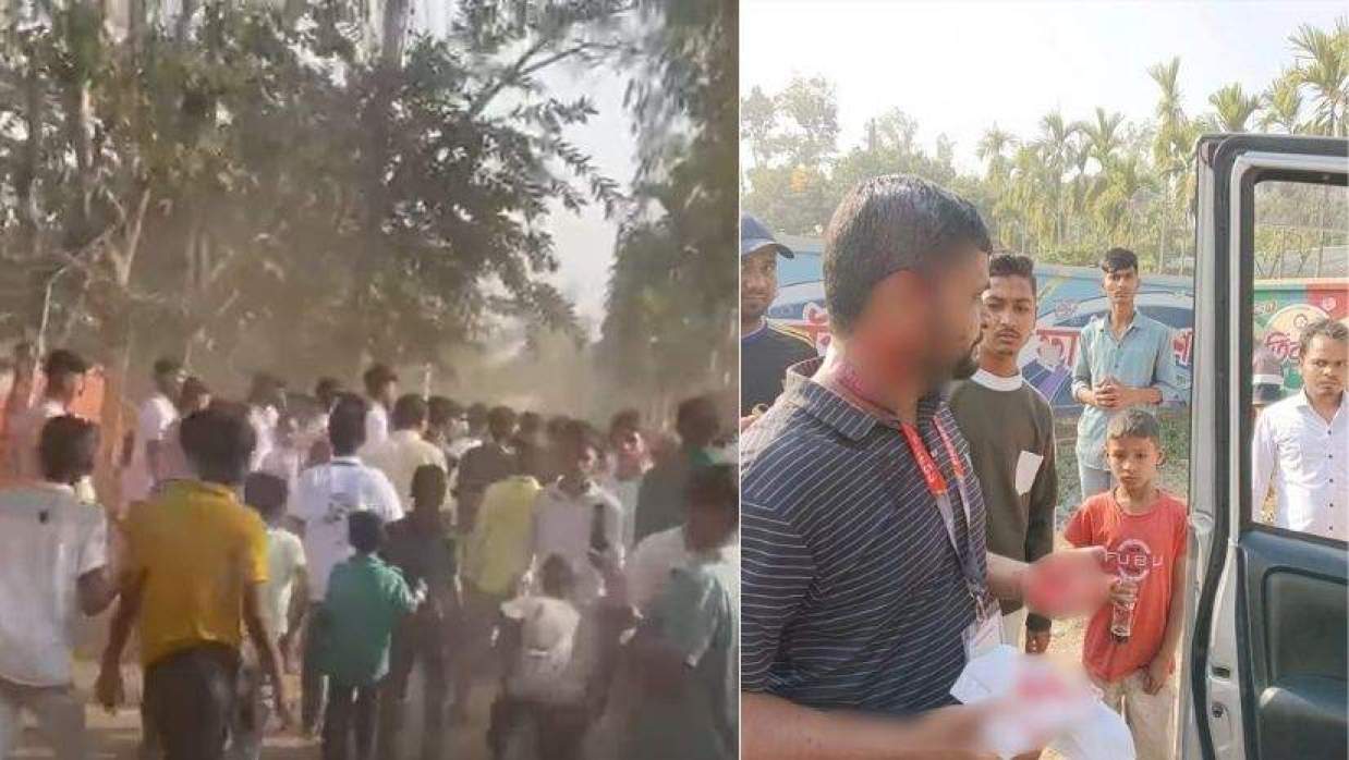 সালাহউদ্দিনের আসনে ভোটকেন্দ্রে জামায়াতপ্রার্থীর ওপরে হামলা, সাংবাদিকদের পিটিয়ে রক্তাক্ত