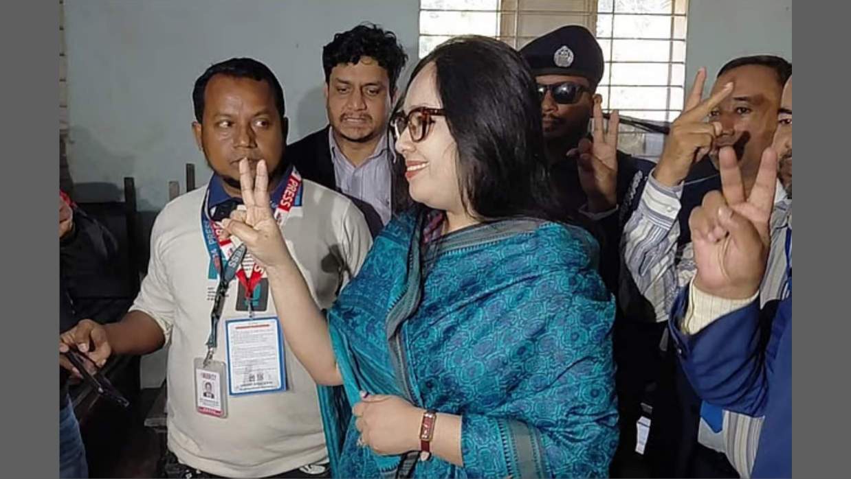 ব্রাহ্মণবাড়িয়া–২ আসনের স্বতন্ত্র প্রার্থী রুমিন ফারহানা