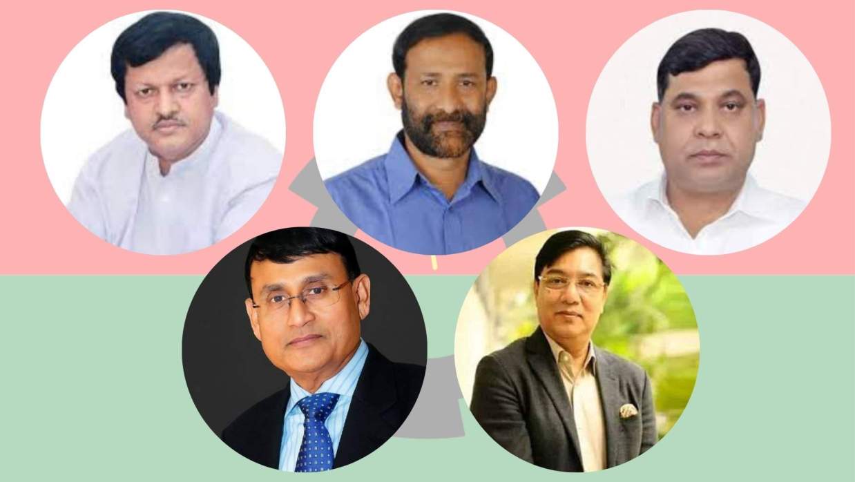 নির্বাচিত বিএনপি পাঁচ প্রার্থী