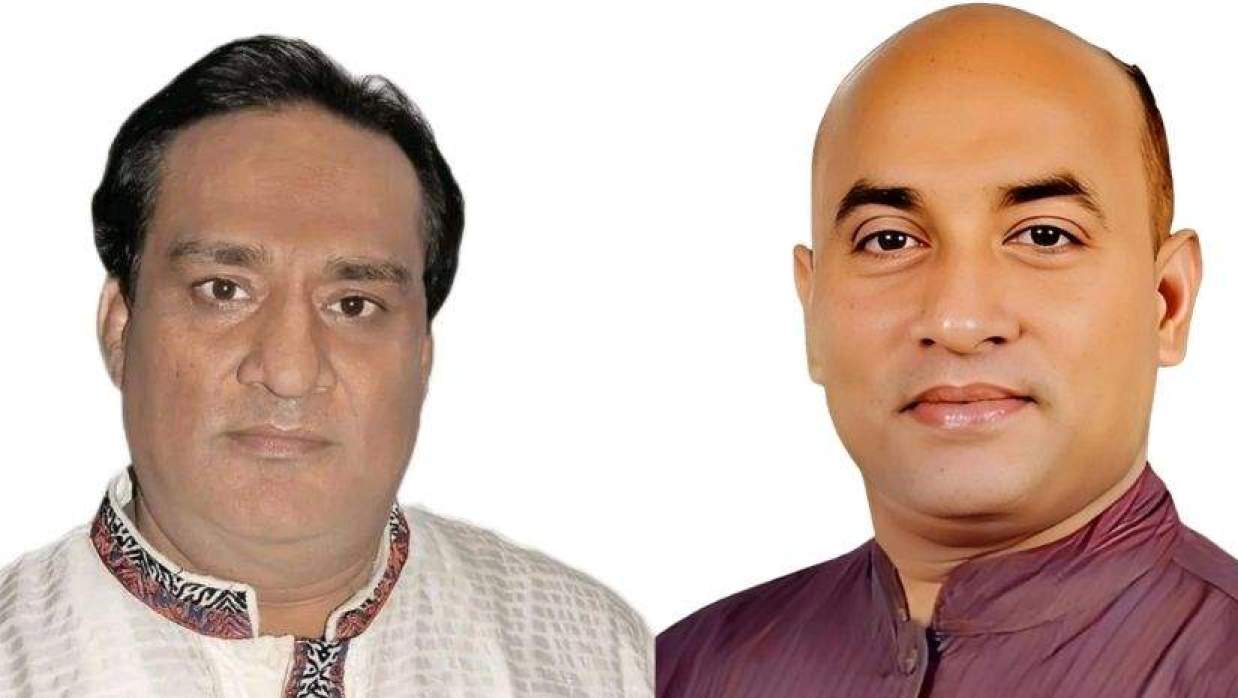 বিএনপি নেতা নেওয়াজ মাহমুদ খৈয়ম ও মো. হারুন-অর-রশিদ 