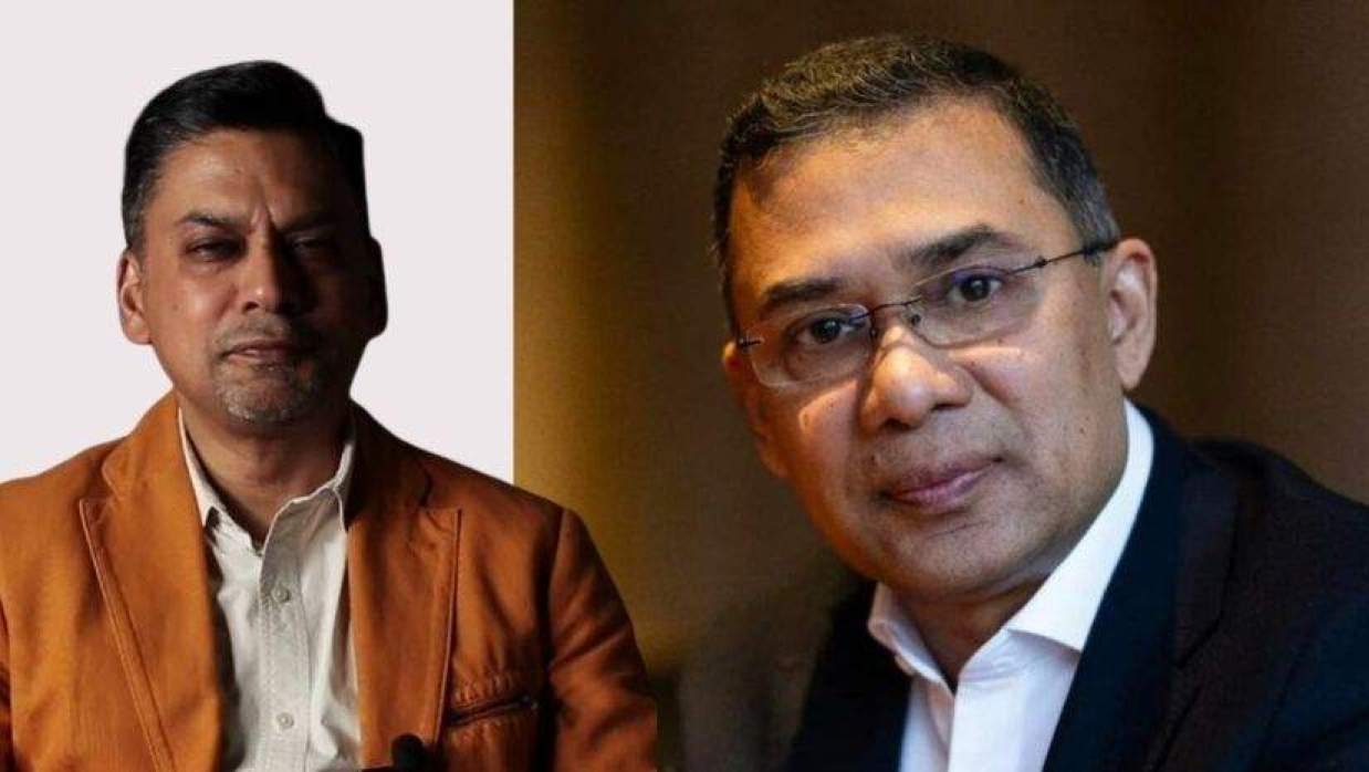 লেখক ও গবেষক ড. ফাহাম আব্দুস সালাম ও বিএনপি চেয়ারম্যান তারেক রহমান