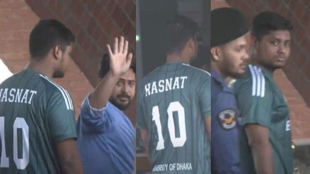 জার্সি পরে সংসদ ভবনে প্রবেশ করছেন হাসনাত আব্দুল্লাহ ও নাহিদ ইসলামসহ বিরোধীদলীয় এমপিরা