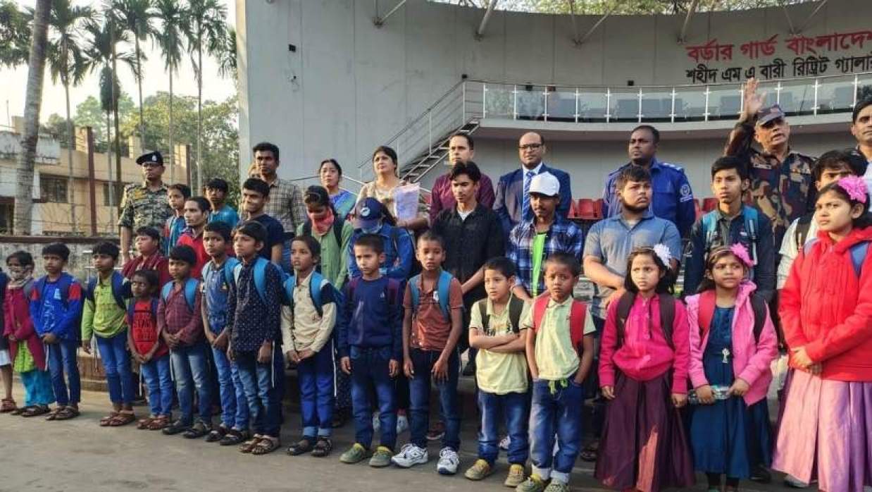 পাচার হওয়া ২৮ শিশু-কিশোর