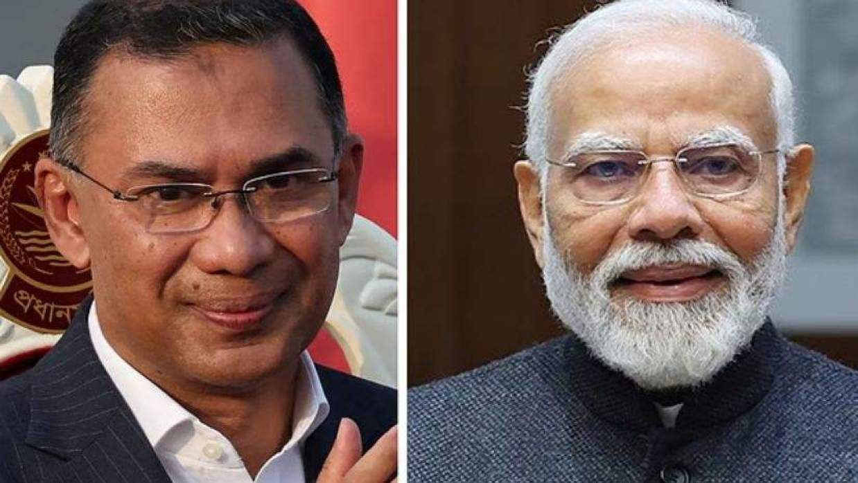 তারেক রহমান ও নরেন্দ্র মোদি