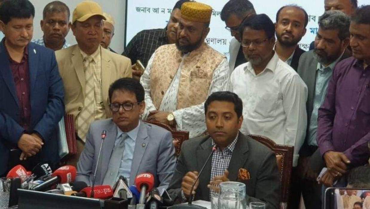 শিক্ষামন্ত্রী ও প্রতিমন্ত্রী সংবাদ সম্মেলনে