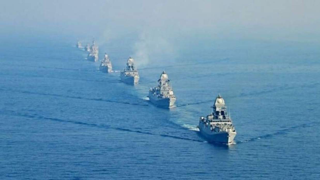 ভারতের আয়োজিত নৌ মহড়া 