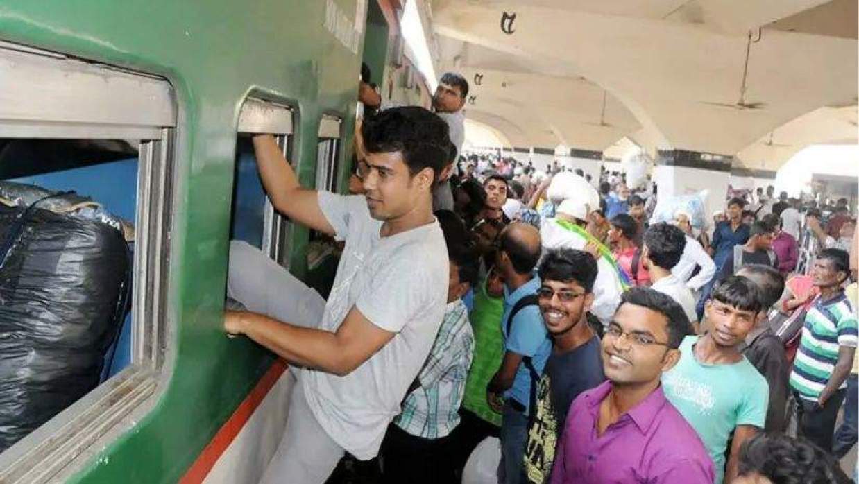 ঈদে বাড়ি ফেরার প্রতীকী ছবি