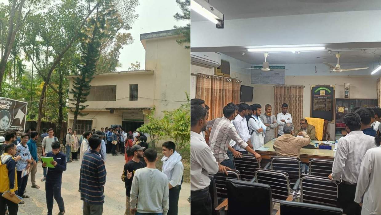 পবিপ্রবিতে অ্যানিমেল হাজবেন্ড্রি ডিসিপ্লিনের শিক্ষকদের ক্লাস-পরীক্ষা বর্জন