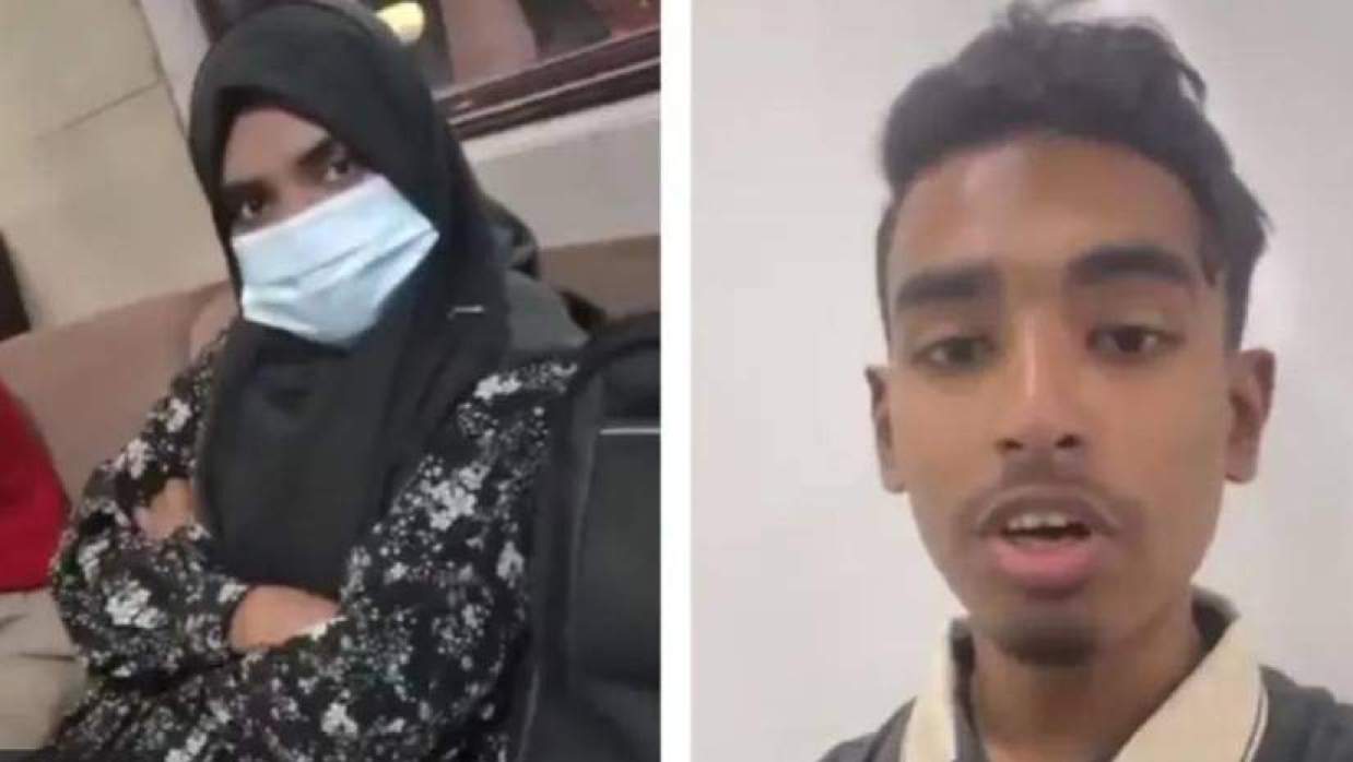 নারী (বাঁয়ে) মাহদী হাসান