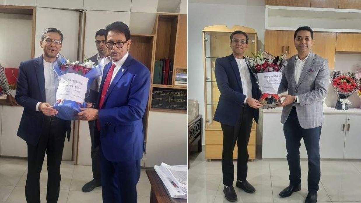 শিক্ষামন্ত্রী ও প্রতিমন্ত্রীর সঙ্গে সৌজন্য সাক্ষাৎ করেছেন যবিপ্রবি উপাচার্য