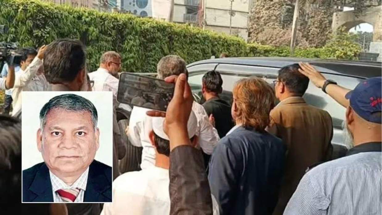 ‘মব’ করে বের করে দেওয়া হল গভর্নরের উপদেষ্টা আহসান উল্লাহকে