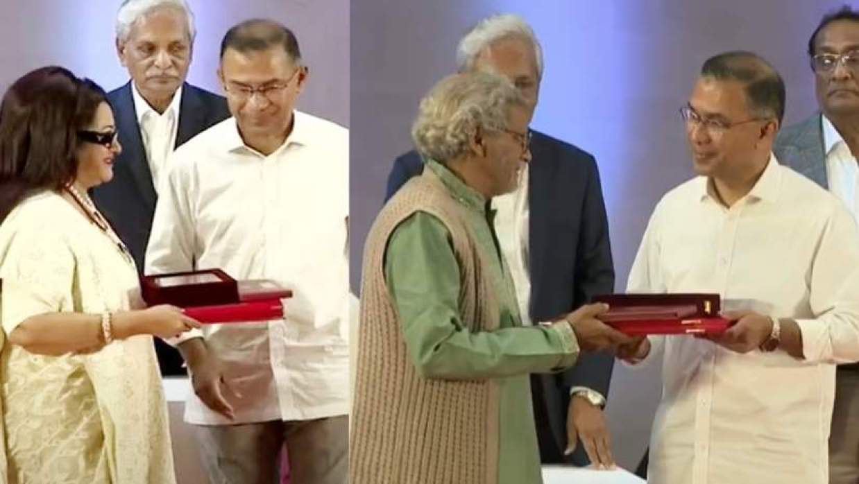 ৯ বিশিষ্ট ব্যক্তি ও এক ব্যান্ডকে একুশে পদক তুলে দিলেন প্রধানমন্ত্রী