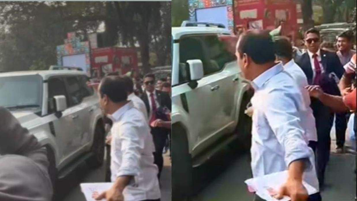 দৌড়ে সৌজন্যমূলক সালাম বিনিময় করেছি, অবশ্য এটা না করলেও পারতাম