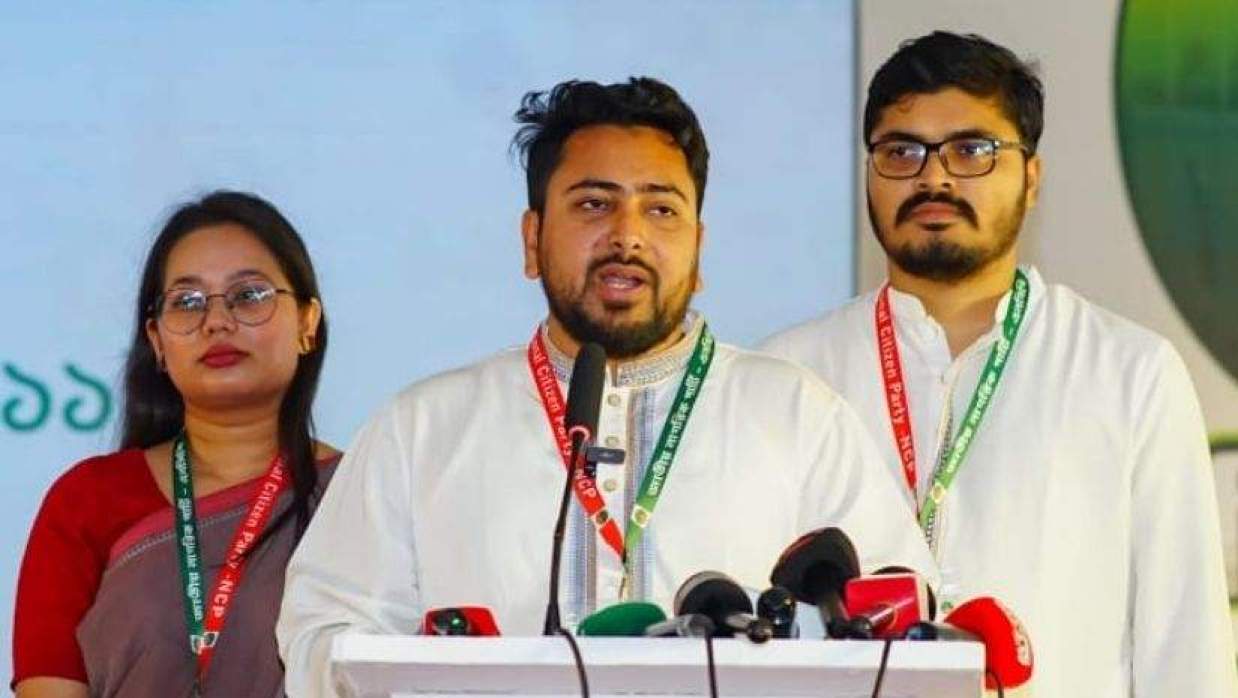 এনসিপি আহ্বায়ক নাহিদ ইসলাম