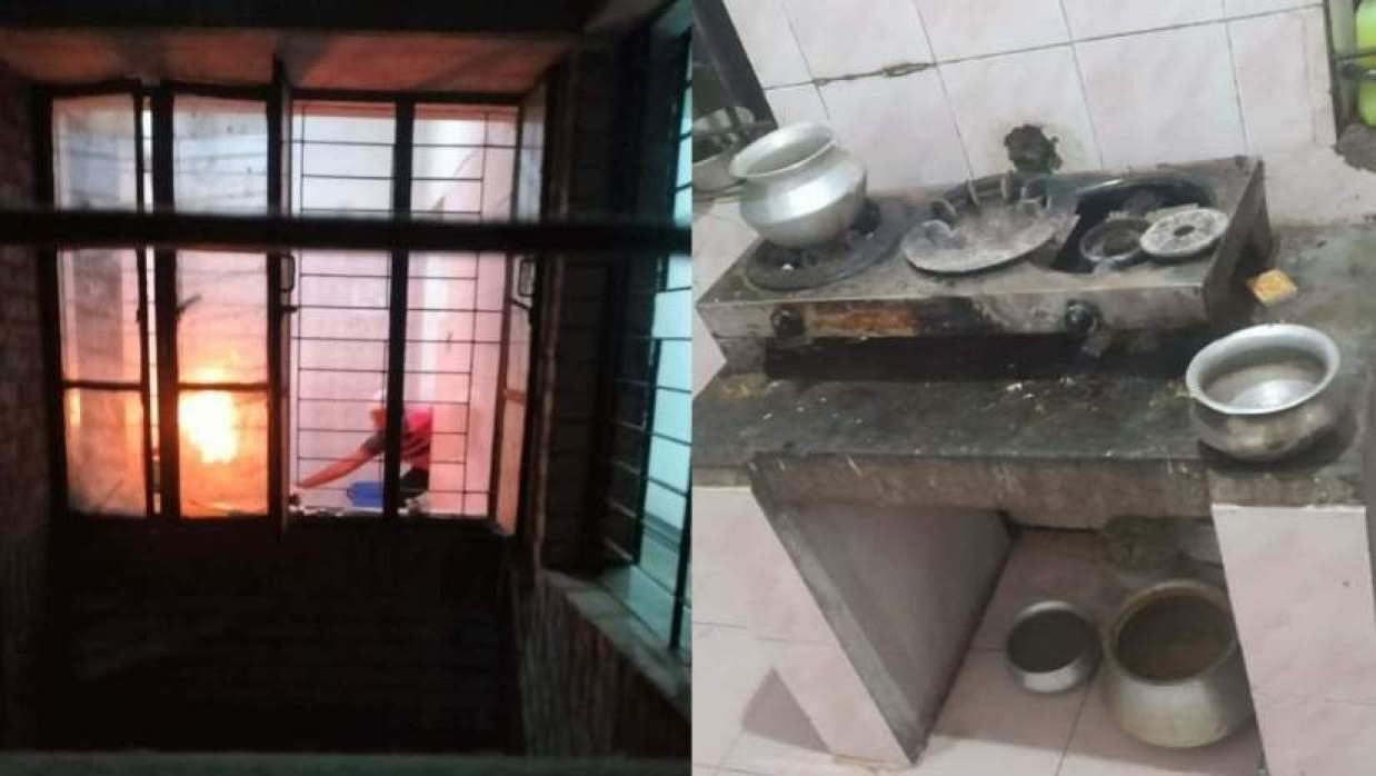 বাকৃবির বিজয় ৩৬ হলে আগুন