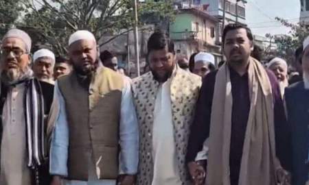 কেন্দ্রীয় নির্দেশনা মেনে সরোয়ার তুষারের পক্ষে মিছিলে অংশ নিলেন জামায়াত প্রার্থী