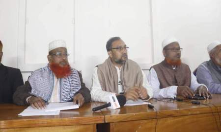 ময়মনসিংহ-৬ আসন: মিথ্যাচারের বিরুদ্ধে জামায়াত প্রার্থীর সংবাদ সম্মেলন