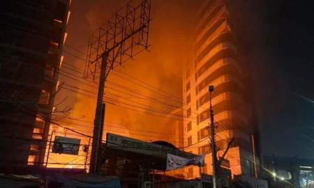 কারওয়ান বাজারে গ্যারেজে আগুন, নিয়ন্ত্রণে ৪ ইউনিট