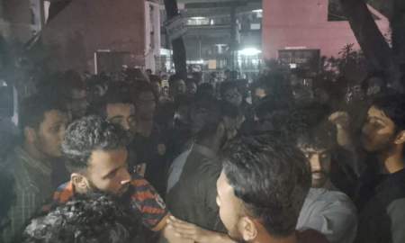 ঢাবির চার হলের মাঝে সাউন্ড বক্স বাজিয়ে গান ছাত্রদলের, শিক্ষার্থীদের প্রতিবাদ