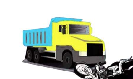 পুলিশ চেকপোস্টে ট্রাকচাপায় মোটরসাইকেল আরোহী বাবা-ছেলের মৃত্যু