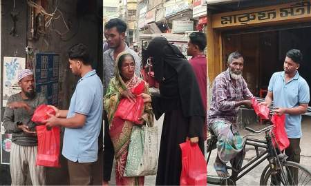 ঝালকাঠিতে ইফতার সামগ্রী বিতরণে ‘ইয়াস’