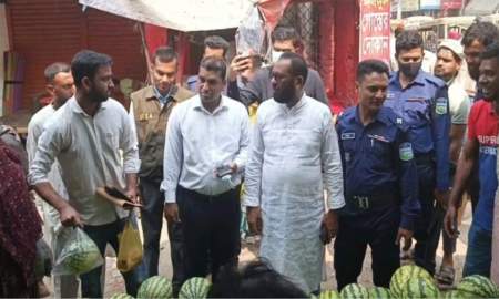 নেত্রকোনায় বাজার তদারকিতে ভোক্তা অধিকার সংরক্ষণ অধিদপ্তর