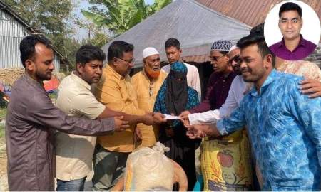 অসহায় নারীর পাশে দাঁড়ালেন ছাত্রদলের নাছির 