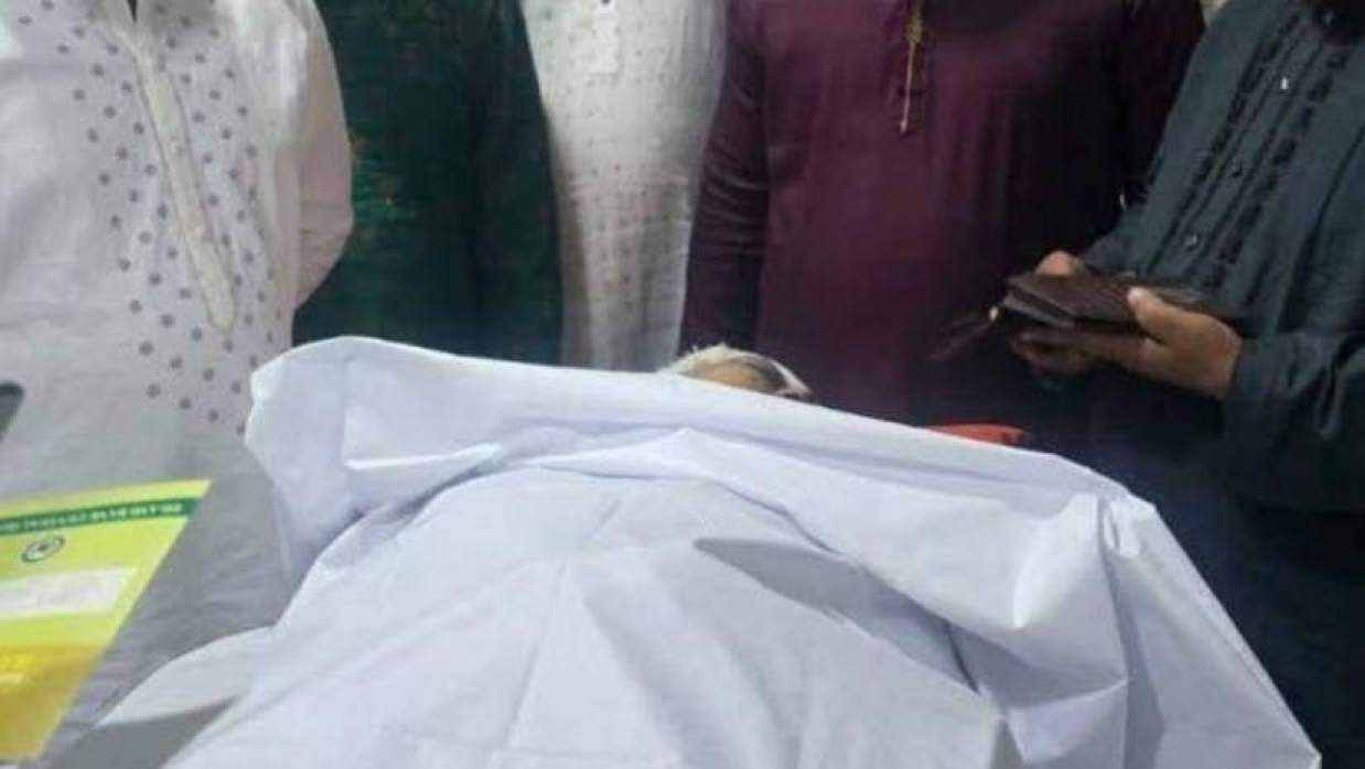 নিহত জামায়াত কর্মীর মরদেহ