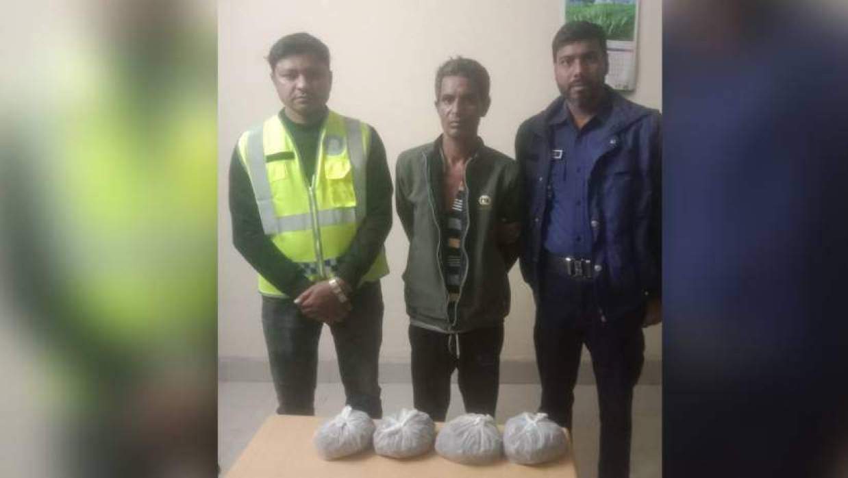 গাঁজাসহ গ্রেপ্তার মাদক কারবারি