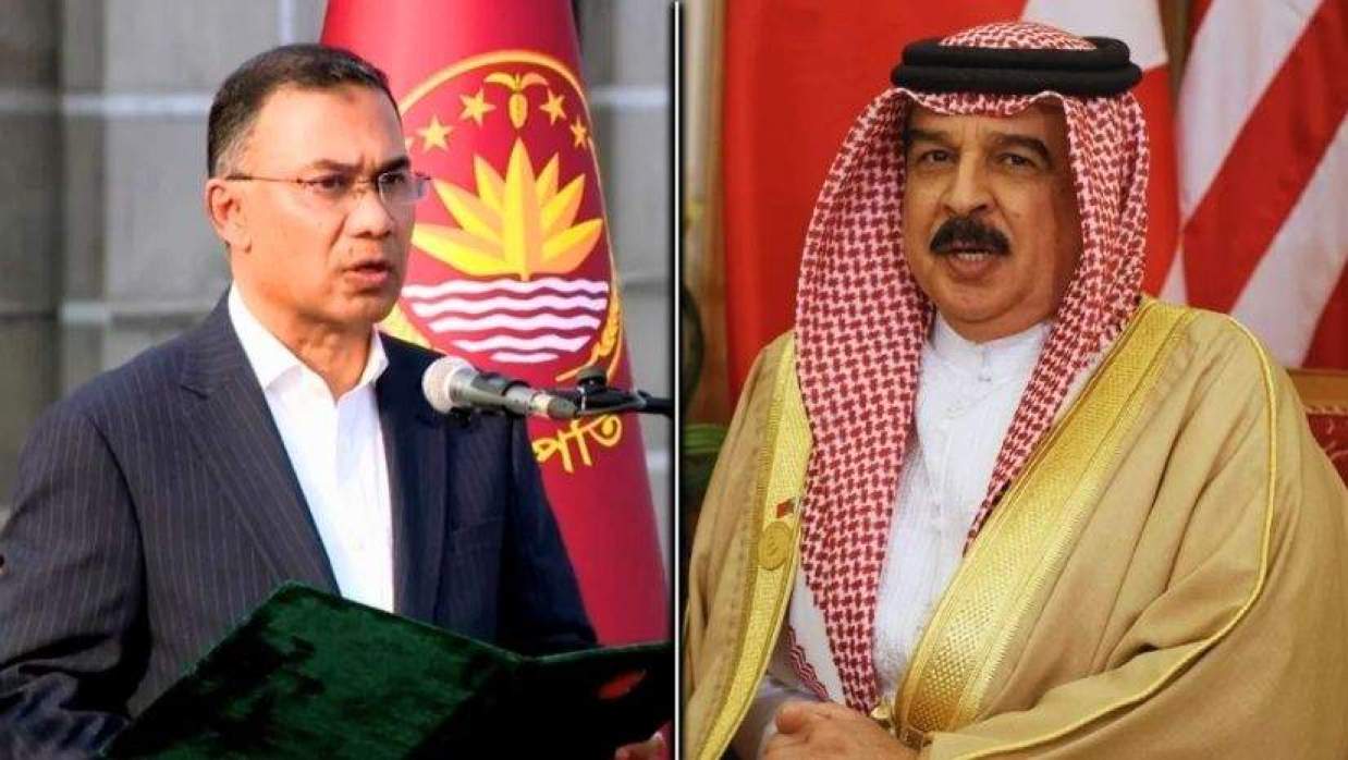 প্রধানমন্ত্রী তারেক রহমান ও হামাদ বিন ইসা আল খলিফা