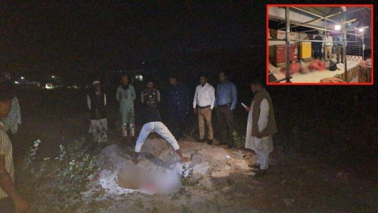 মাটিতে পোঁতা হলো ১০ মণ গরুর মাংস, বিক্রেতাকে জরিমানা