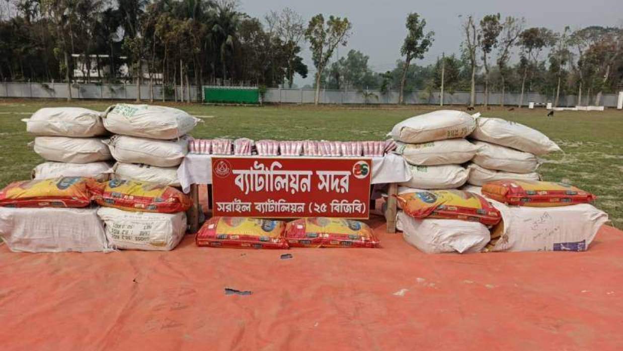 জব্দ করা ভারতীয় পণ্য