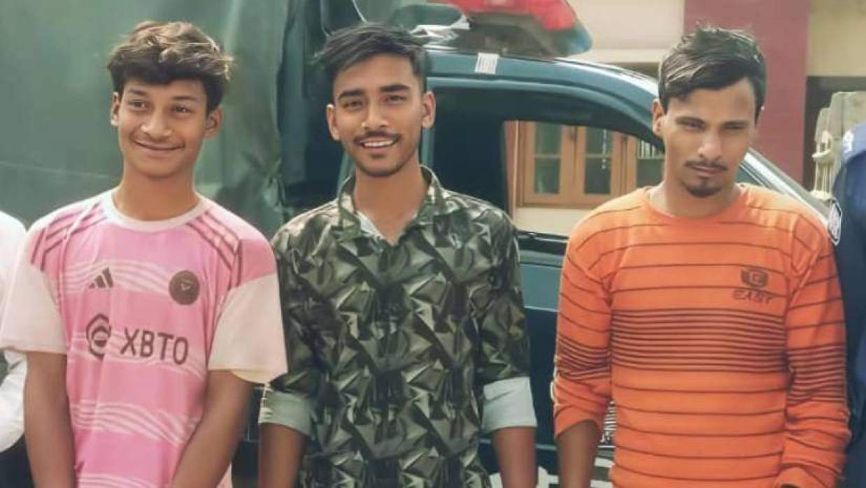 মাদক সেবনে দণ্ডপ্রাপ্ত তিন যুবক